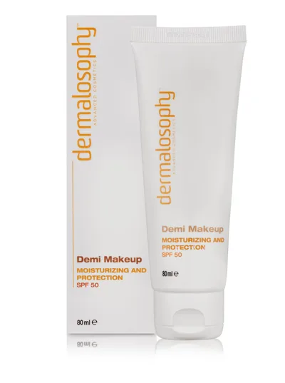 קרם לחות עם מקדם הגנה SPF 50 דמי מייקאפ - BLOCK SPF 50 DEMI MAKE UP